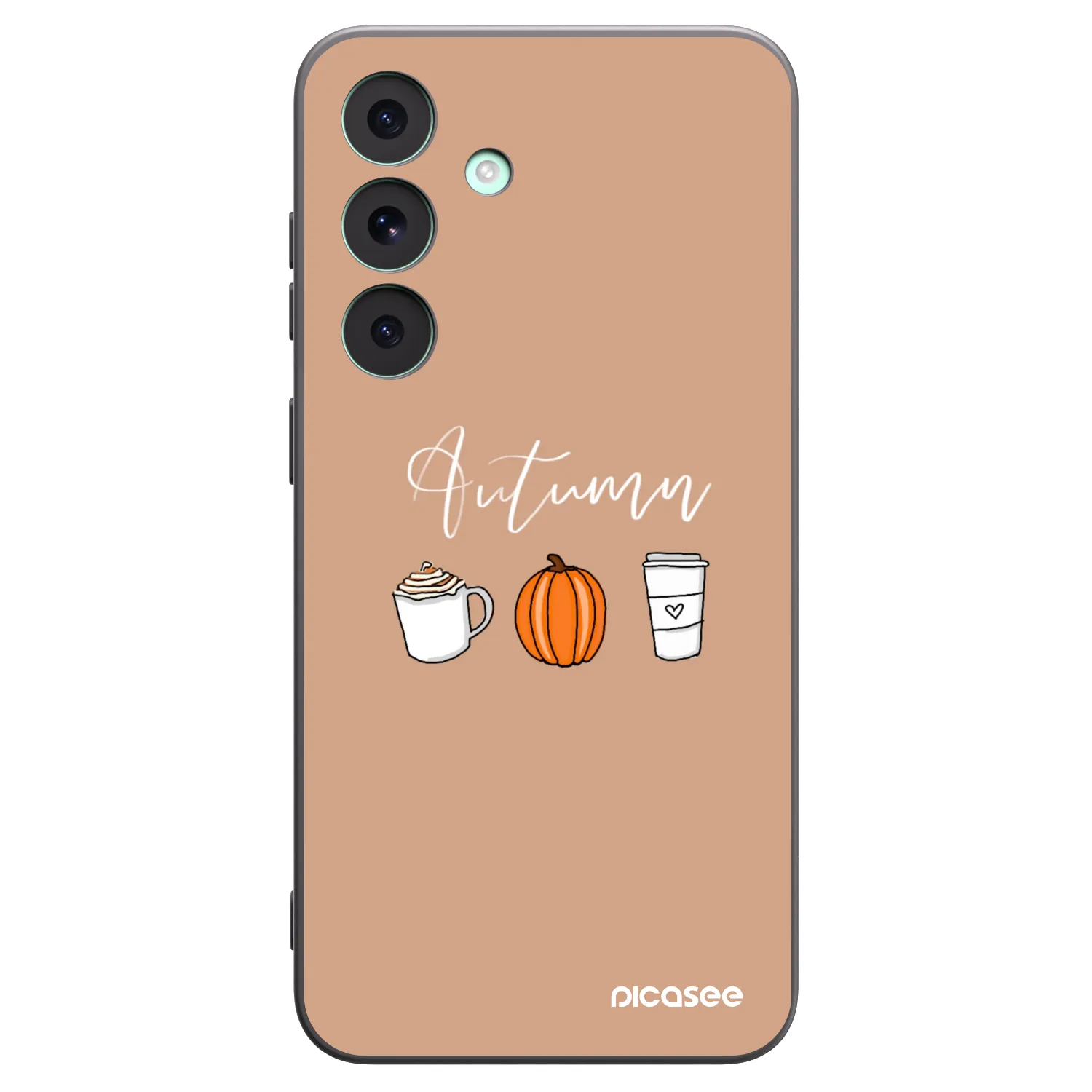 Picasee crna silikonska maskica za Samsung Galaxy S26 FE - Autumn