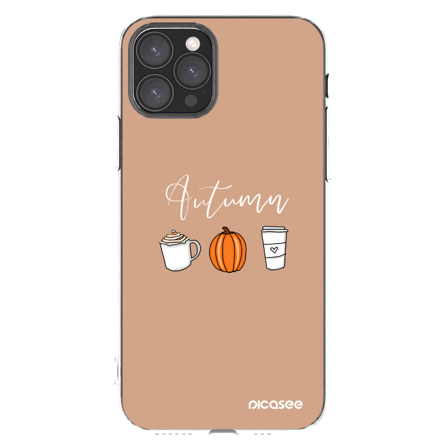 Picasee silikonska prozirna maskica za Apple iPhone 11 Pro - Autumn