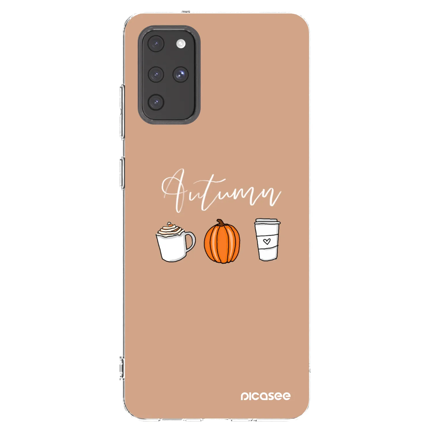 Picasee silikonska prozirna maskica za Samsung Galaxy S20+ G985F - Autumn