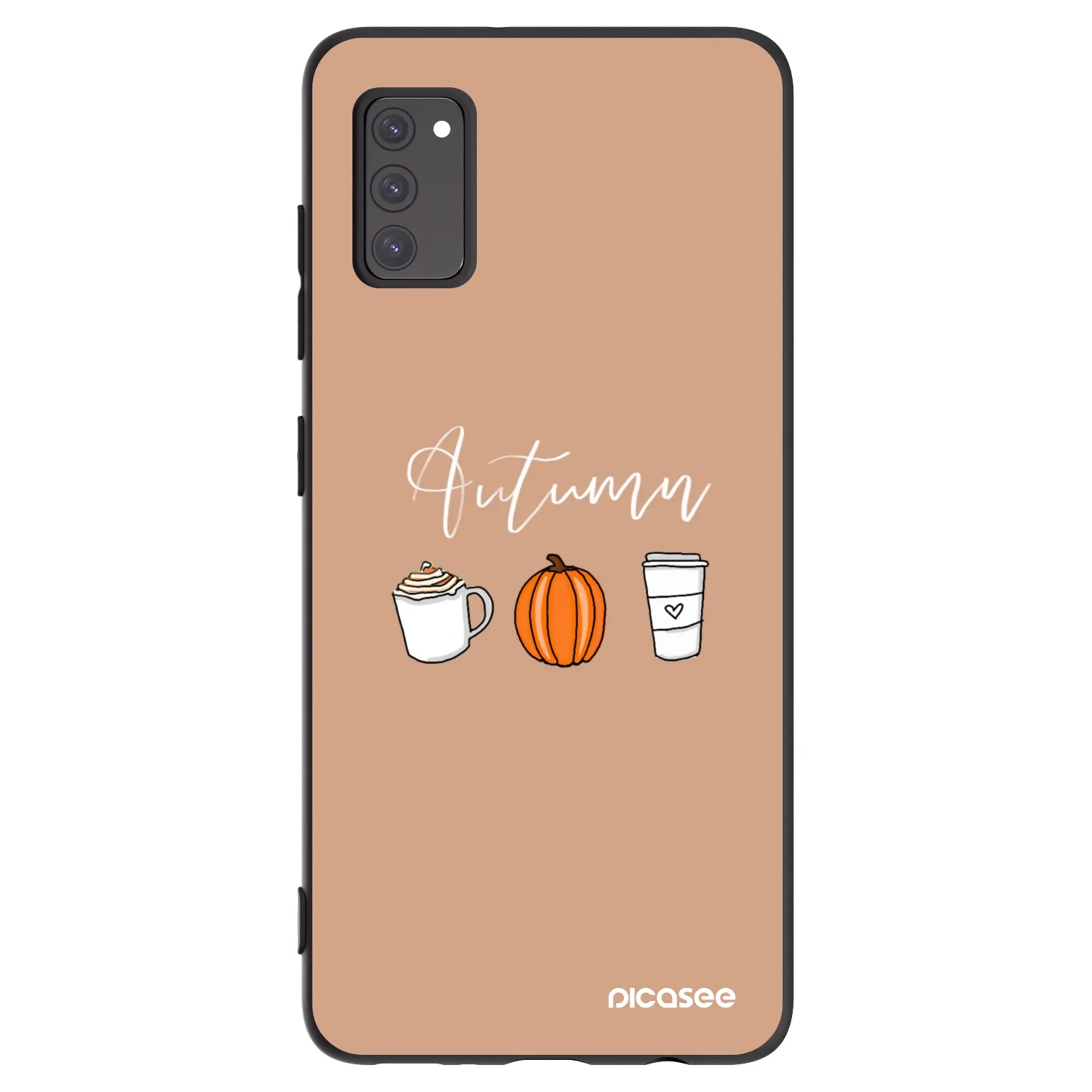 Picasee crna silikonska maskica za Samsung Galaxy A41 A415F - Autumn
