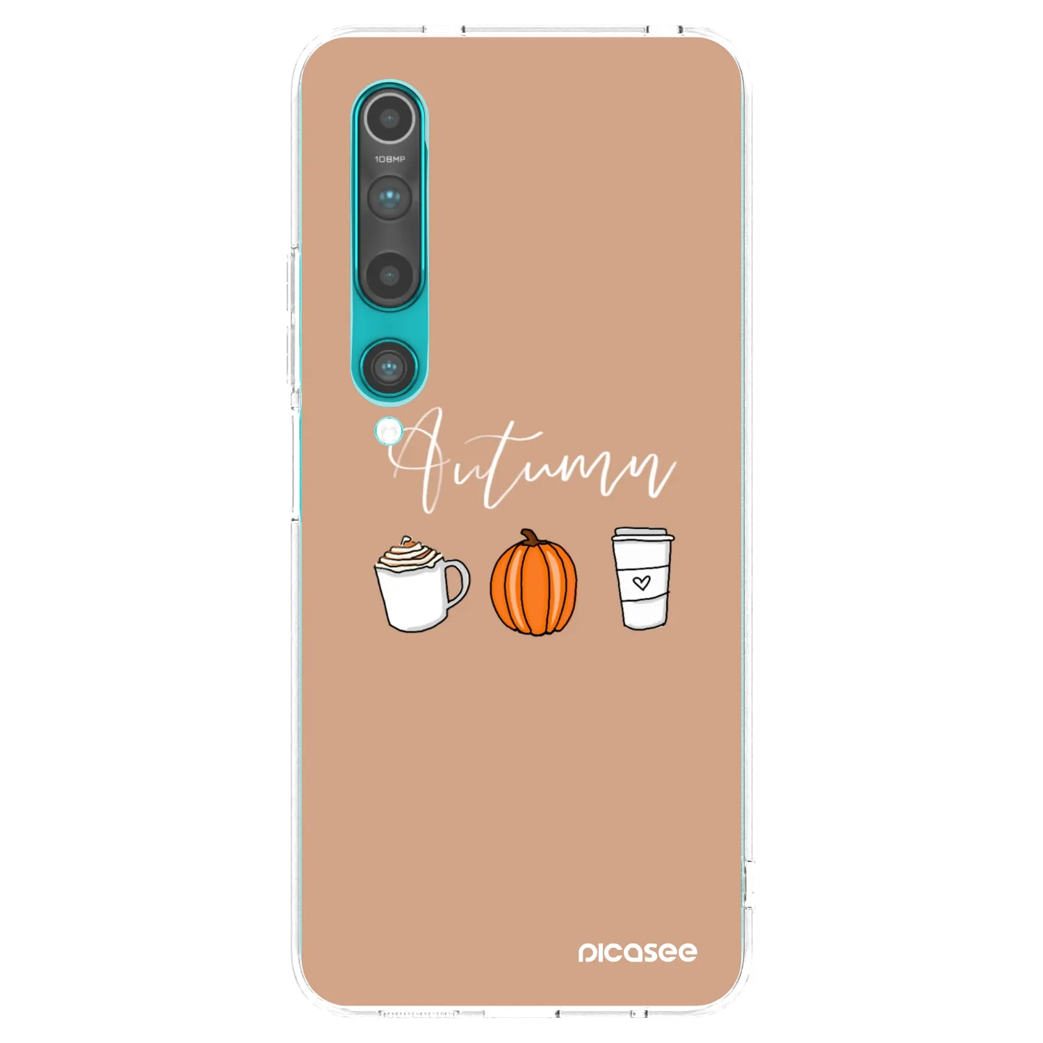 Picasee silikonska prozirna maskica za Xiaomi Mi 10 - Autumn