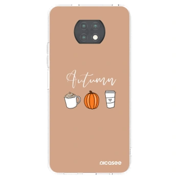 Picasee silikonska prozirna maskica za Xiaomi Redmi Note 9T - Autumn