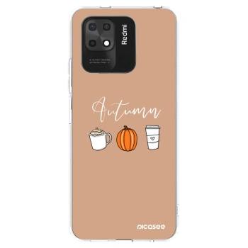 Picasee silikonska prozirna maskica za Xiaomi Redmi 10C - Autumn