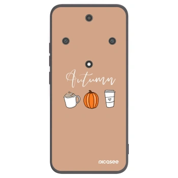 Picasee crna silikonska maskica za Honor Magic5 Lite 5G - Autumn