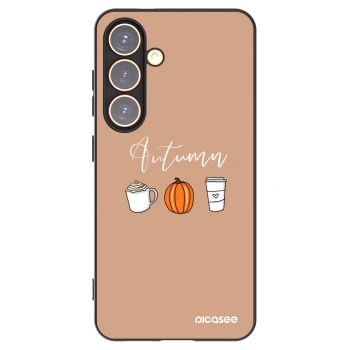 Picasee crna silikonska maskica za Samsung Galaxy S24 S921B 5G - Autumn