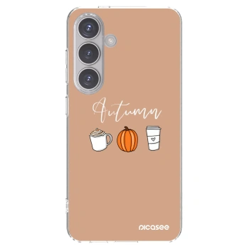 Picasee silikonska prozirna maskica za Samsung Galaxy S24 S921B 5G - Autumn