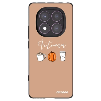 Picasee crna silikonska maskica za Xiaomi Redmi Note 14 Pro 4G - Autumn