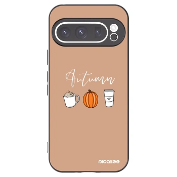 Picasee crna silikonska maskica za Google Pixel 9 Pro - Autumn