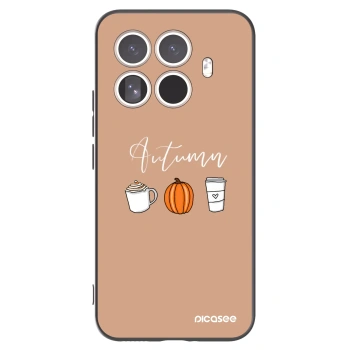 Picasee crna silikonska maskica za Xiaomi 15T Pro - Autumn