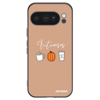 Picasee crna silikonska maskica za Google Pixel 10 Pro - Autumn