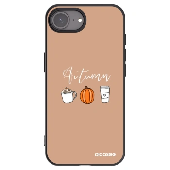 Picasee crna silikonska maskica za Apple iPhone 17e - Autumn