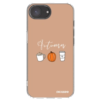 Picasee silikonska prozirna maskica za Apple iPhone 17e - Autumn