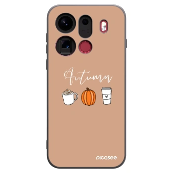 Picasee crna silikonska maskica za OPPO Find X9 Pro - Autumn