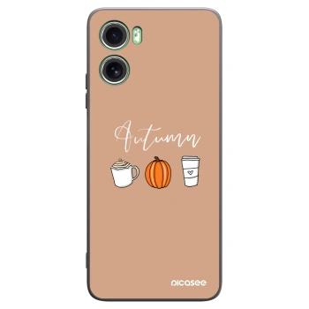 Picasee crna silikonska maskica za Motorola Moto G06 - Autumn