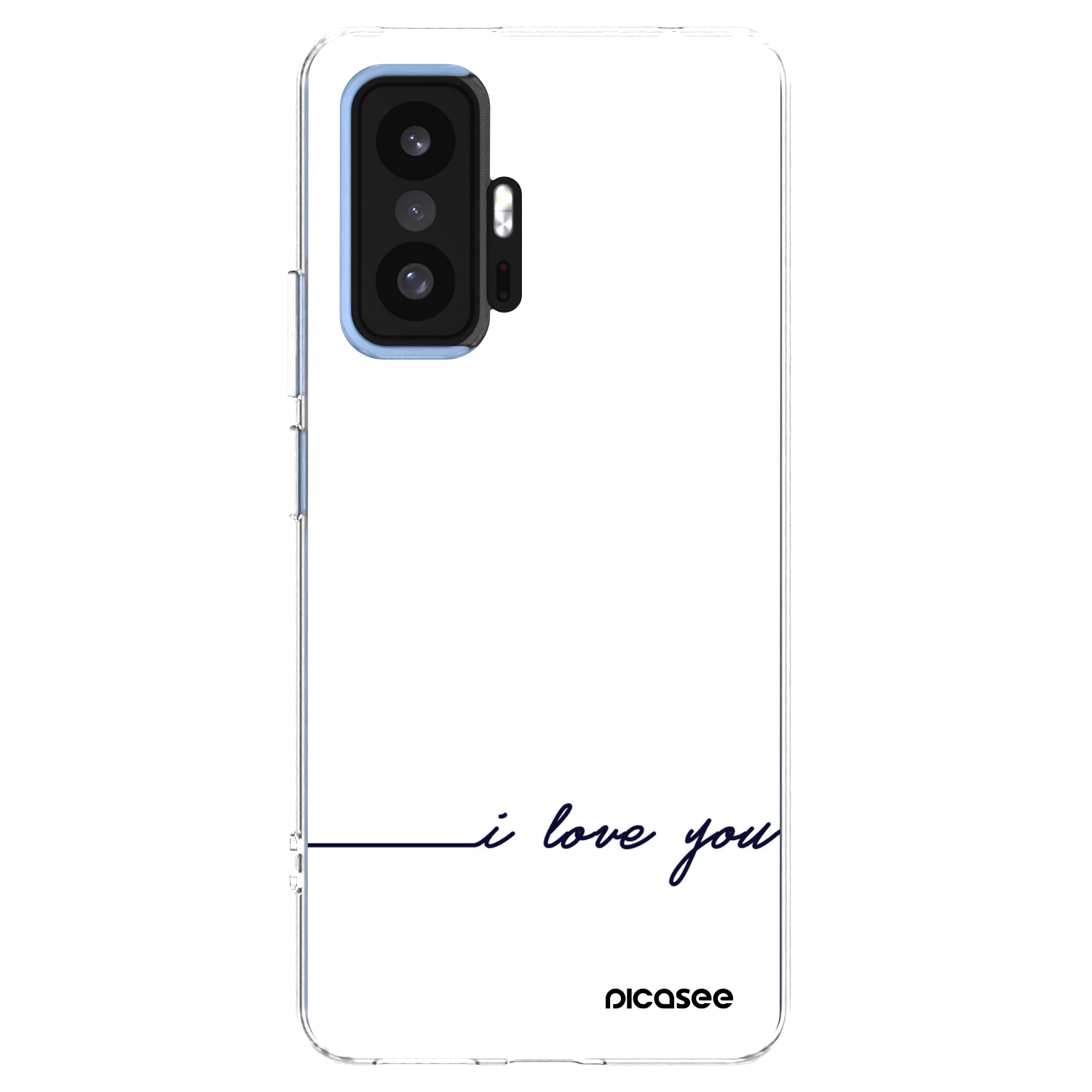 Picasee silikonska prozirna maskica za Xiaomi 11T - I love you