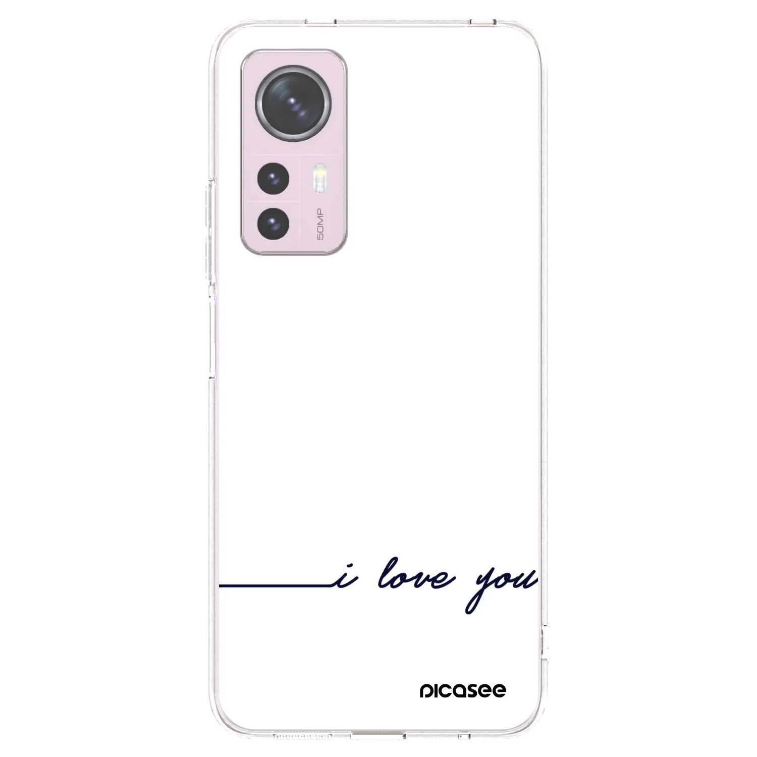 Picasee silikonska prozirna maskica za Xiaomi 12 - I love you