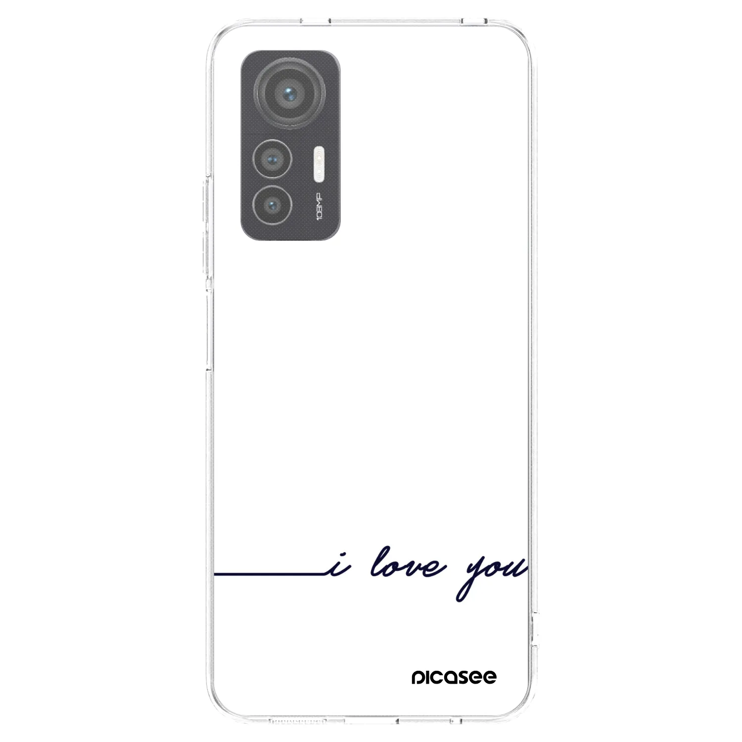 Picasee silikonska prozirna maskica za Xiaomi 12 Lite - I love you