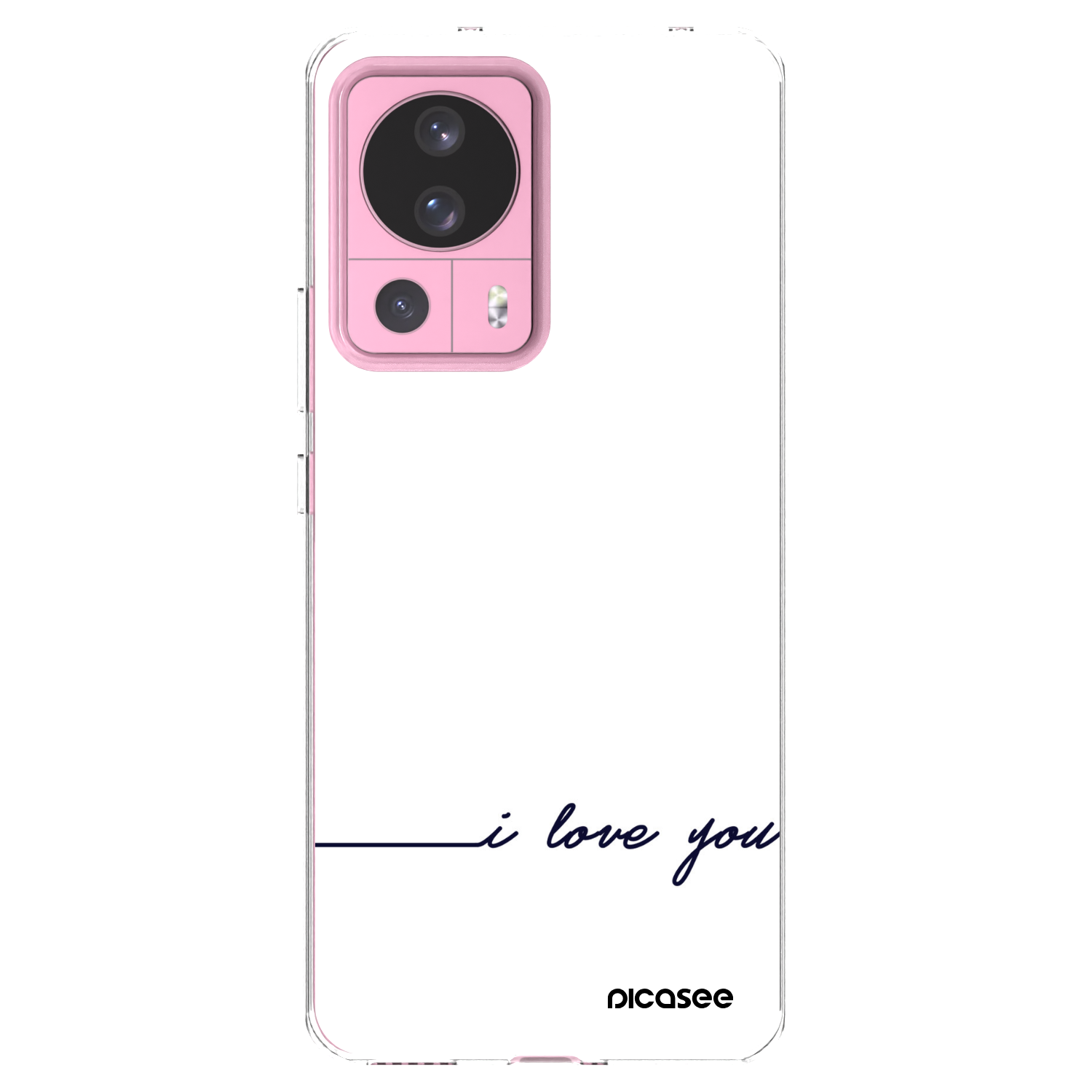 Picasee silikonska prozirna maskica za Xiaomi 13 Lite - I love you