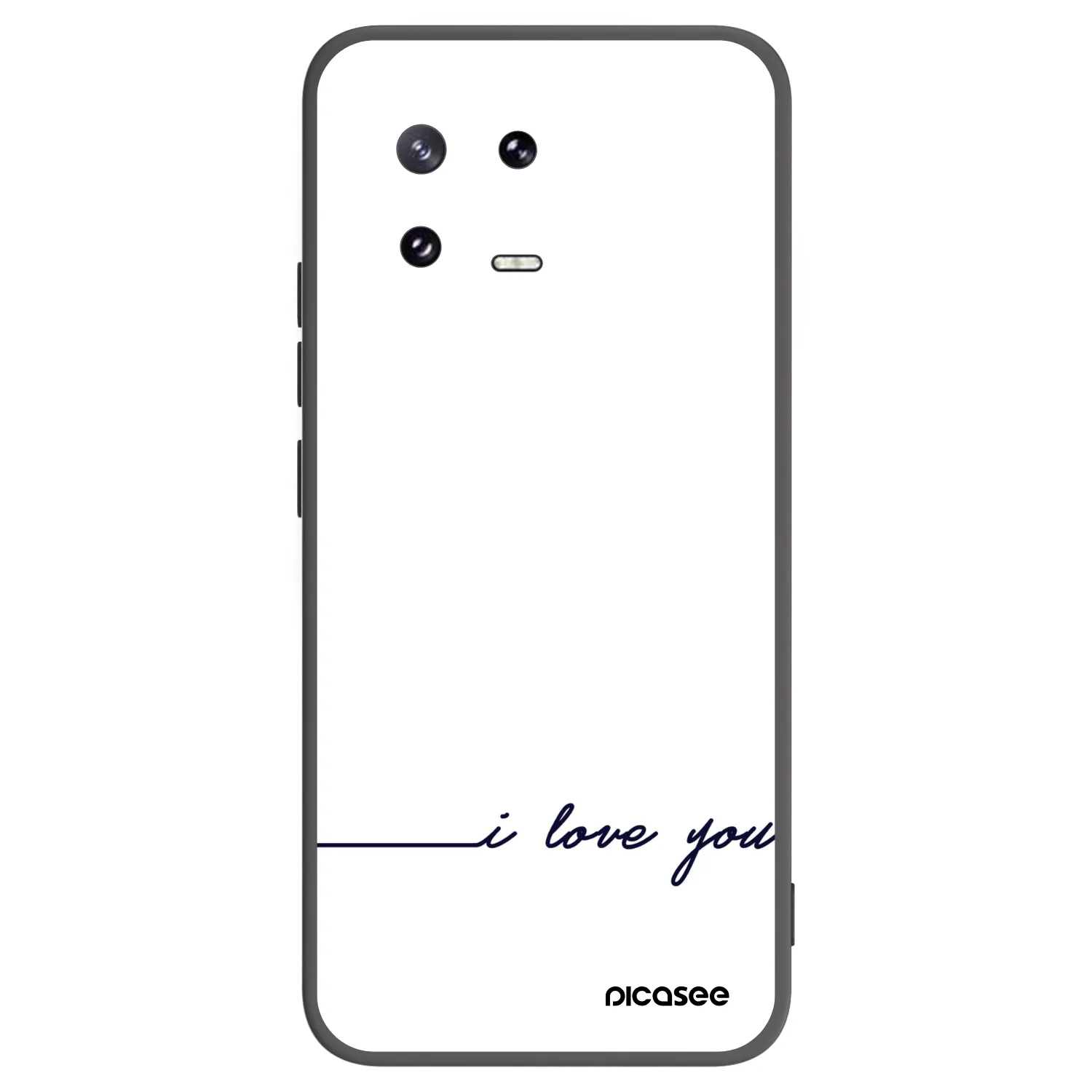 Picasee crna silikonska maskica za Xiaomi 13 Pro - I love you
