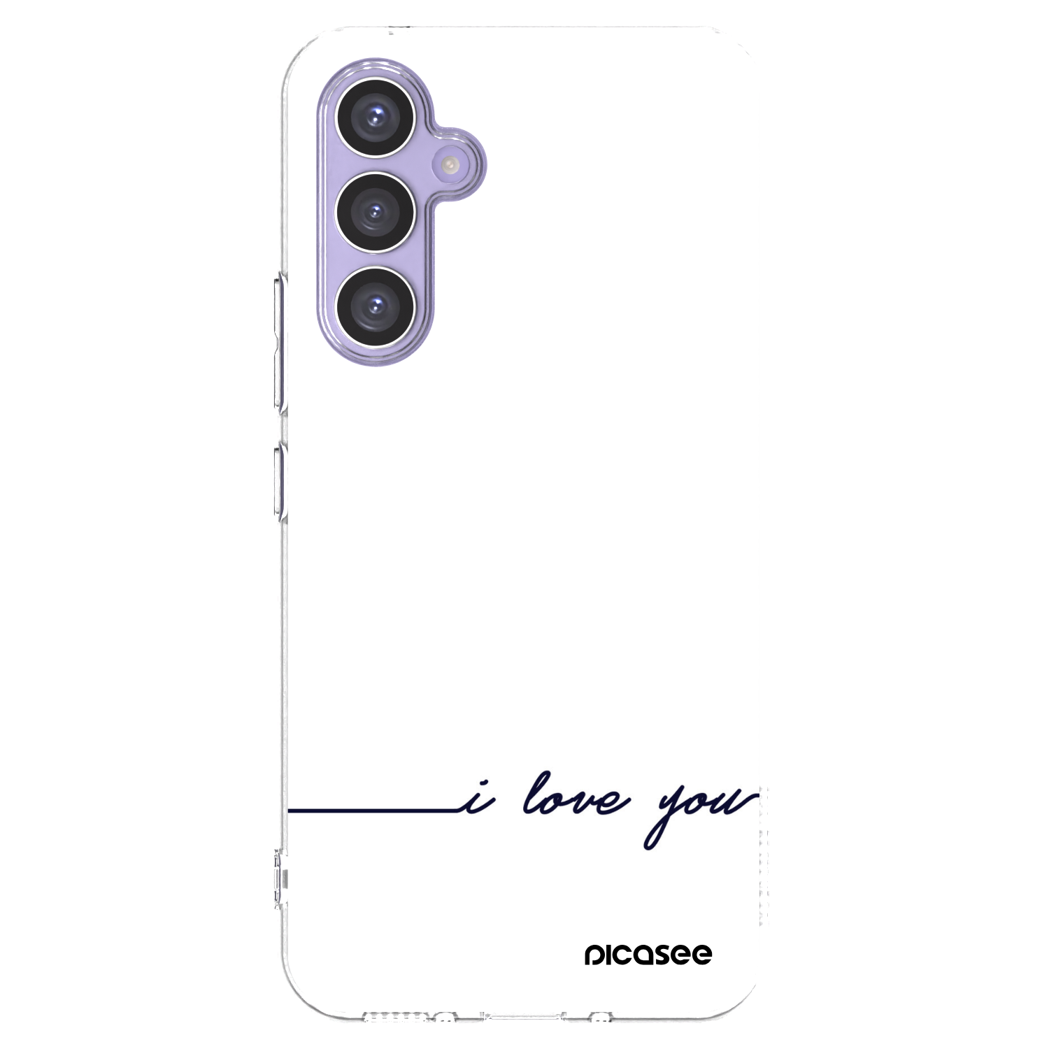 Picasee silikonska prozirna maskica za Samsung Galaxy A54 5G A546B - I love you