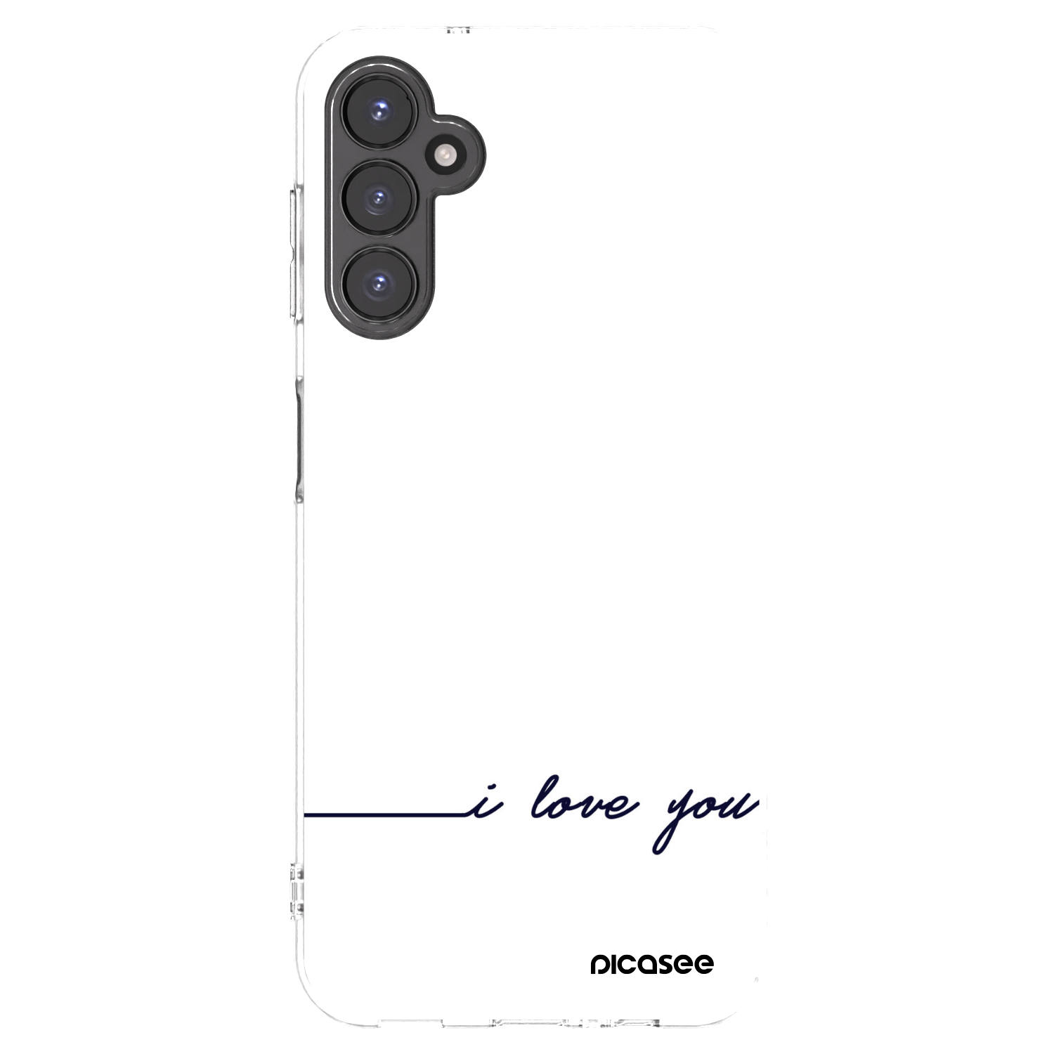 Picasee silikonska prozirna maskica za Samsung Galaxy A14 4G A145R - I love you