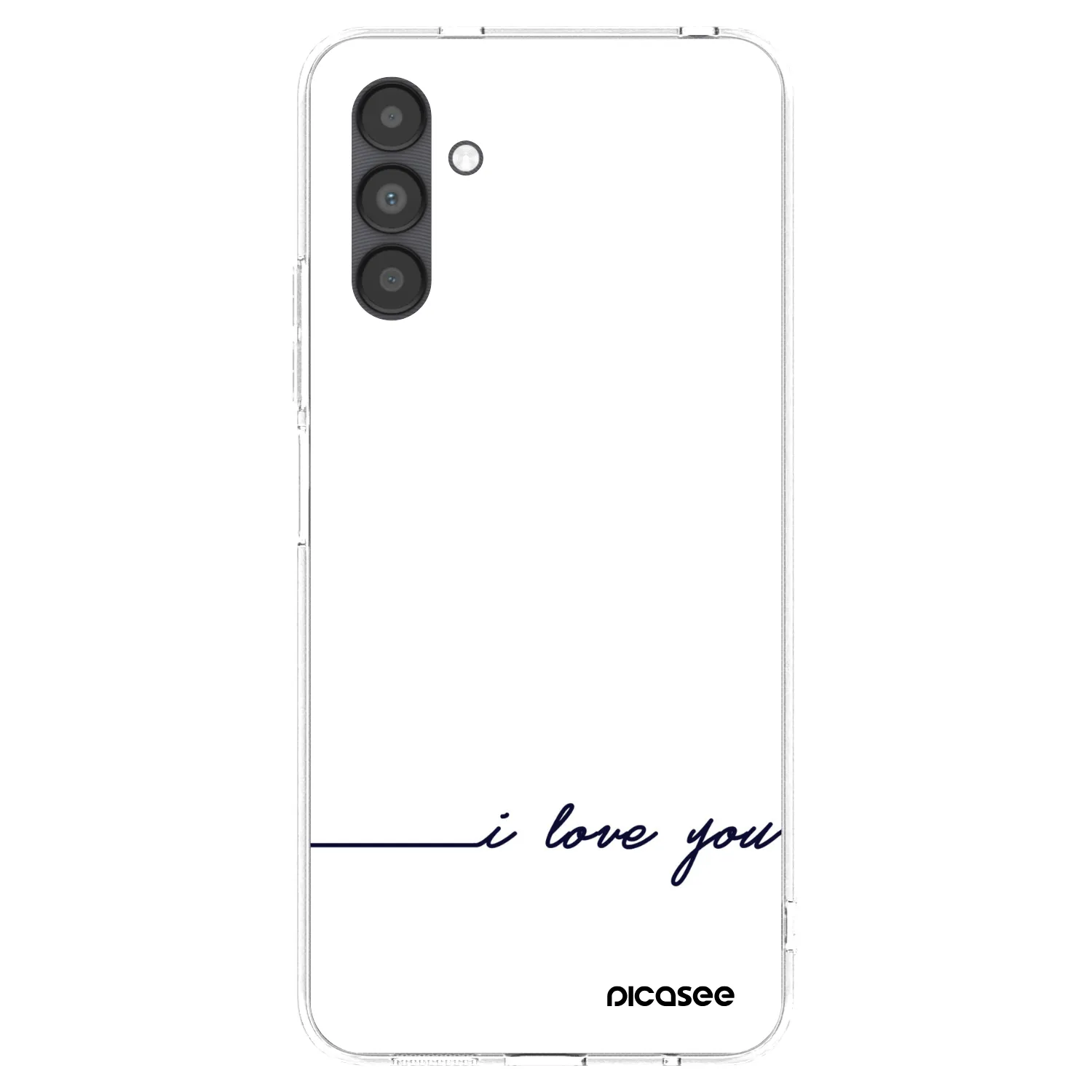 Picasee silikonska prozirna maskica za Samsung Galaxy A04s A047F - I love you