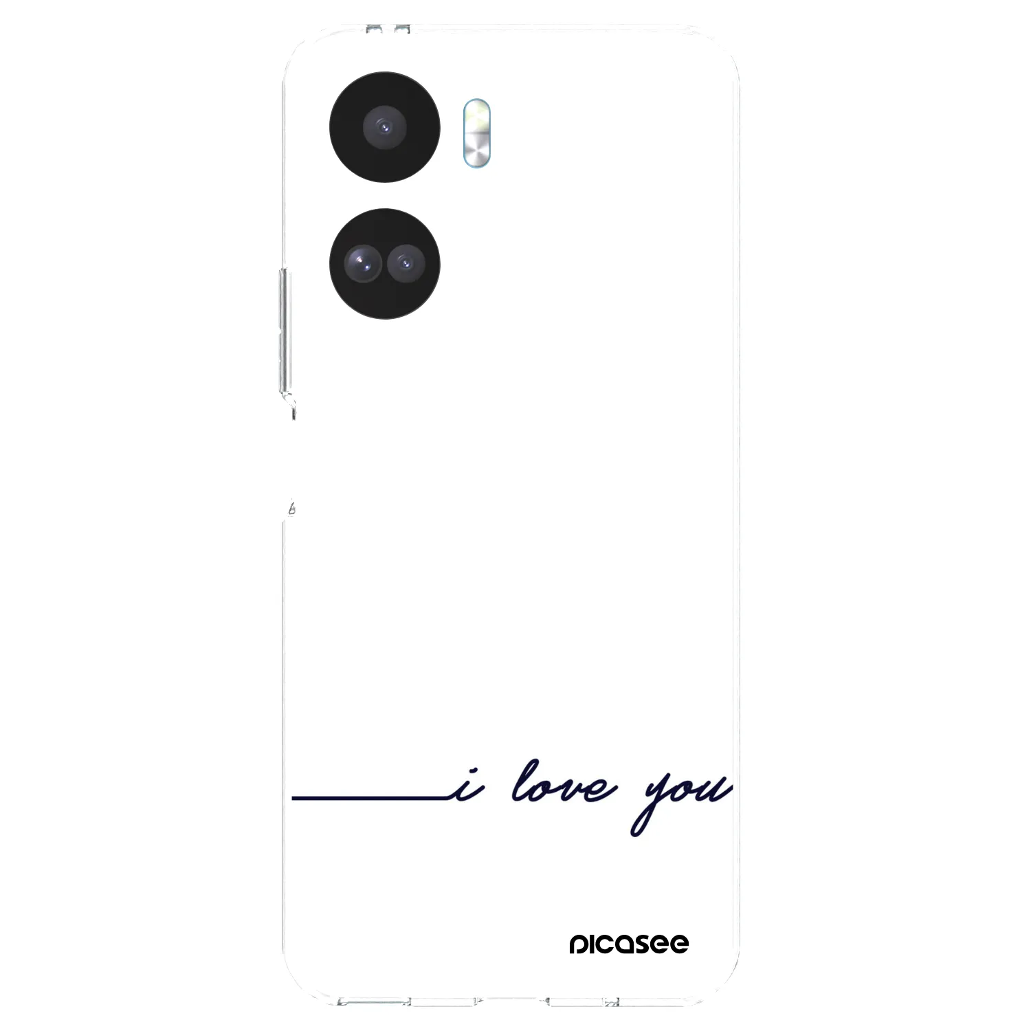 Picasee silikonska prozirna maskica za Honor 90 Lite 5G - I love you