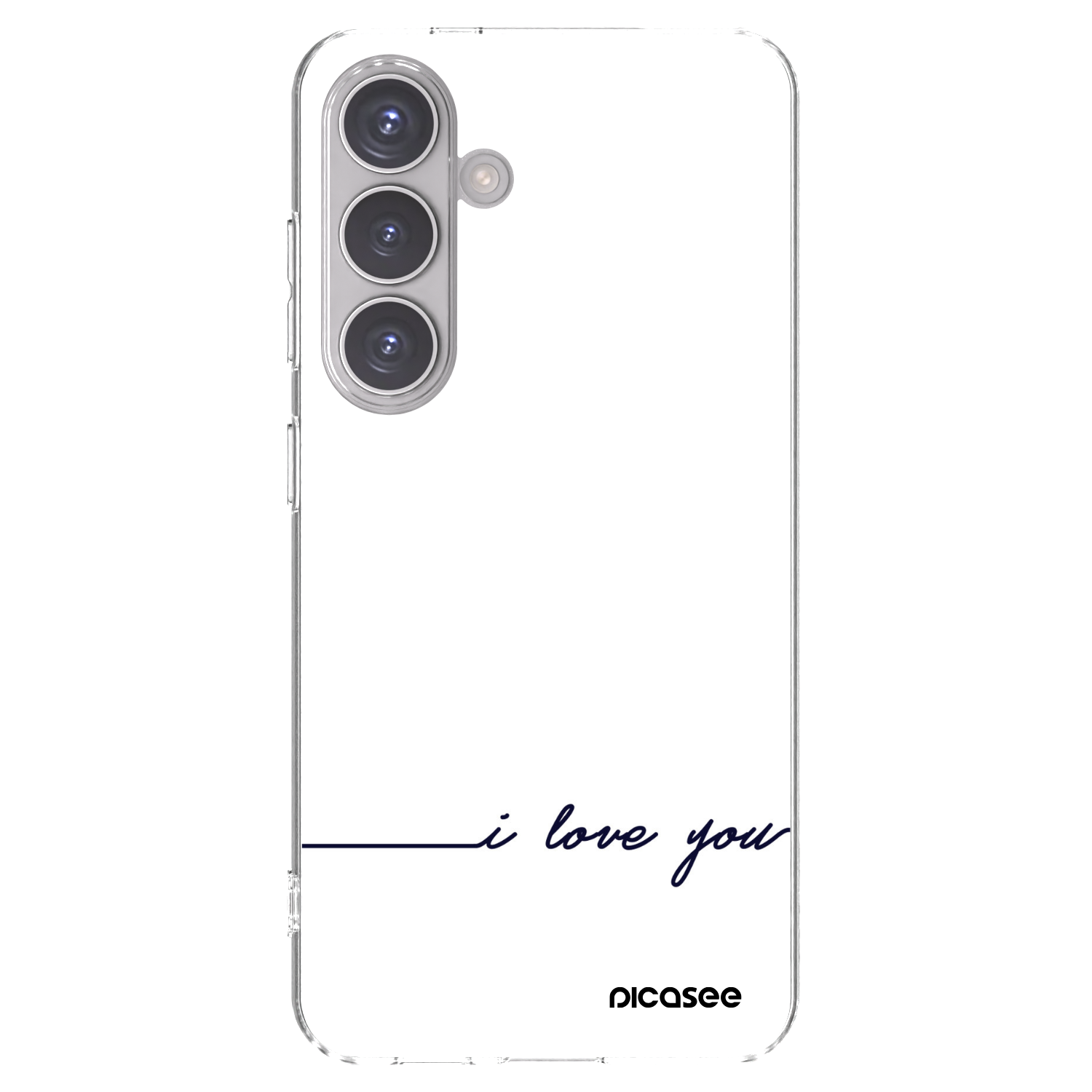 Picasee silikonska prozirna maskica za Samsung Galaxy S24 S921B 5G - I love you