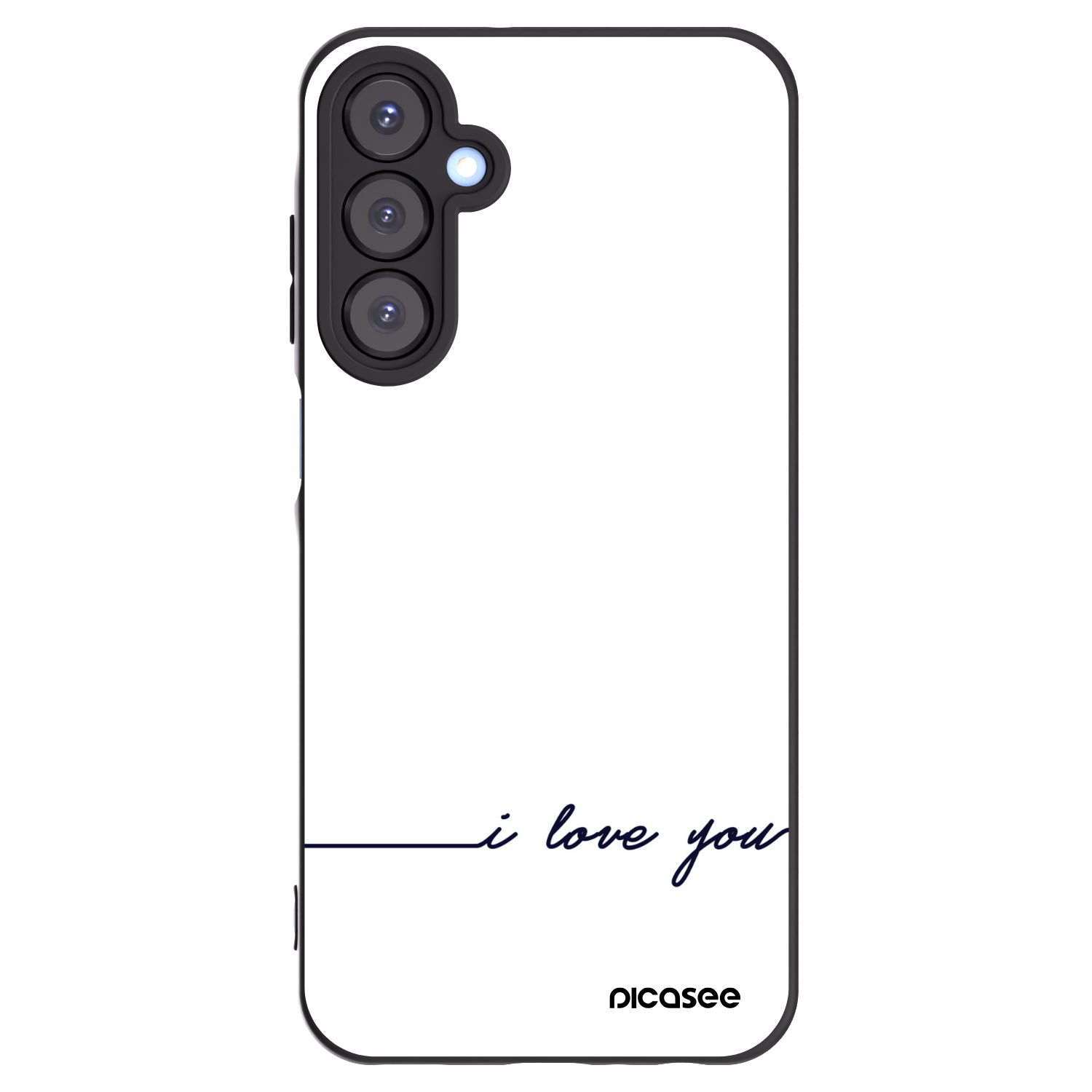 Picasee crna silikonska maskica za Samsung Galaxy A25 A256B 5G - I love you