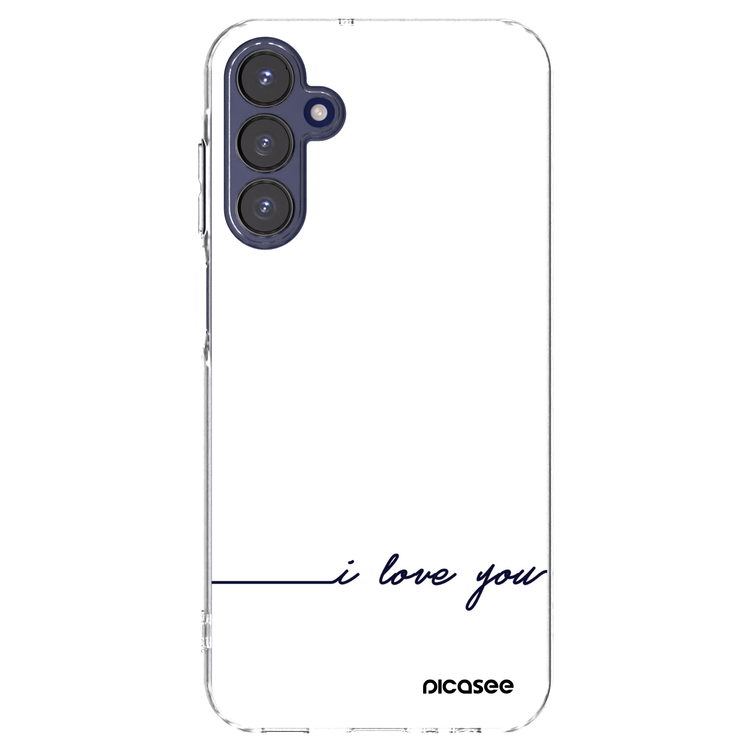 Picasee silikonska prozirna maskica za Samsung Galaxy A15 A155F 4G - I love you