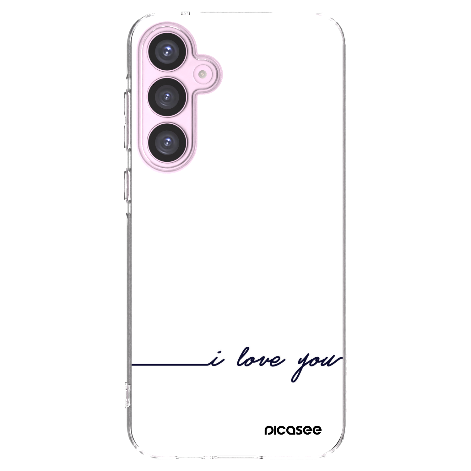 Picasee silikonska prozirna maskica za Samsung Galaxy A55 5G A556B - I love you