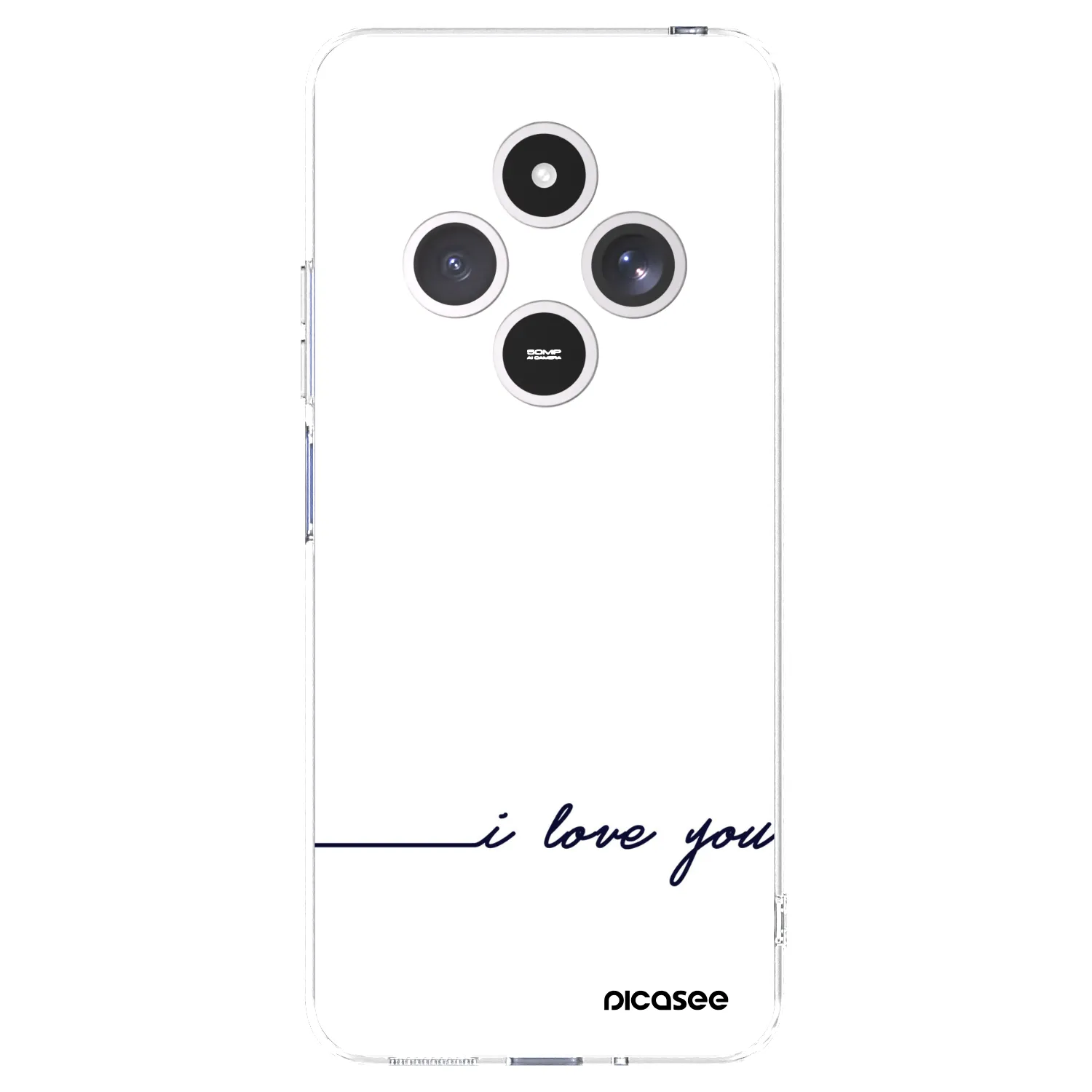 Picasee silikonska prozirna maskica za Xiaomi Redmi 14C - I love you