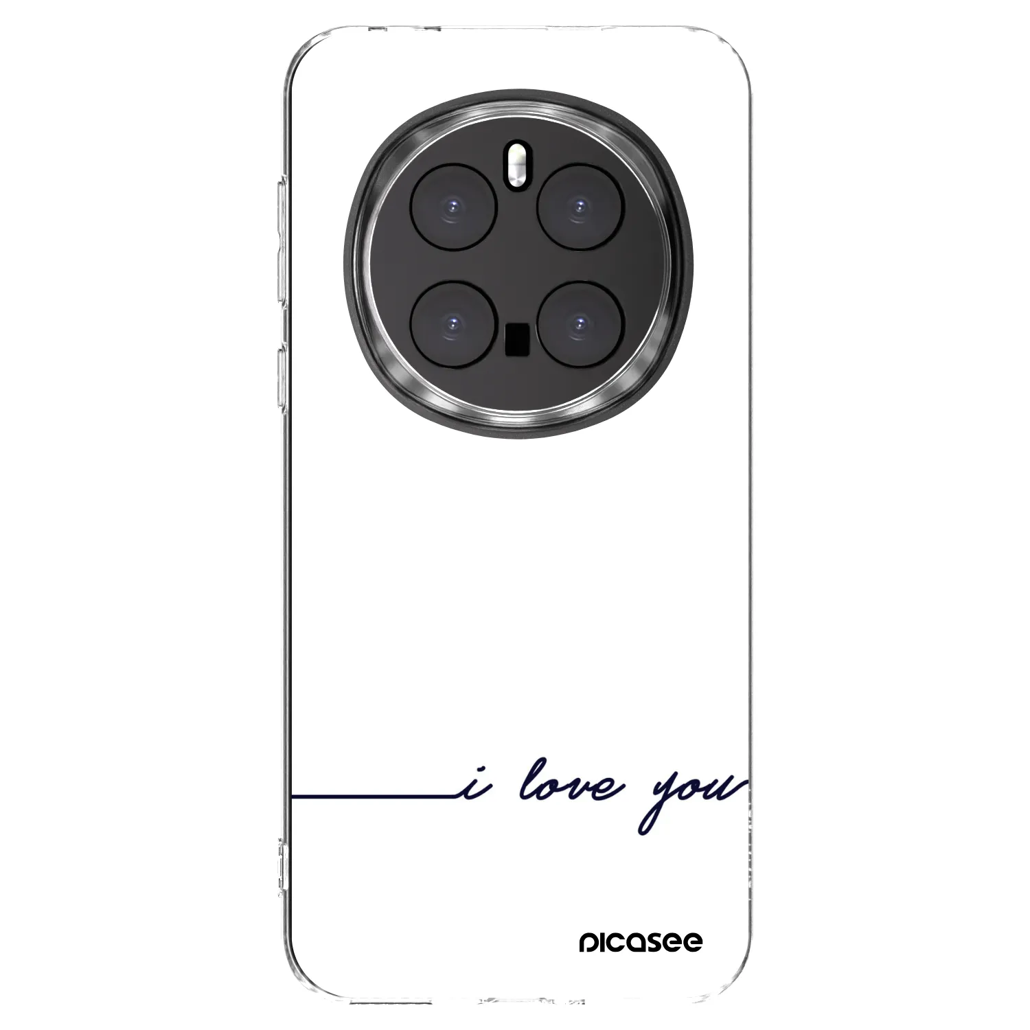 Picasee silikonska prozirna maskica za Honor Magic7 Pro 5G - I love you