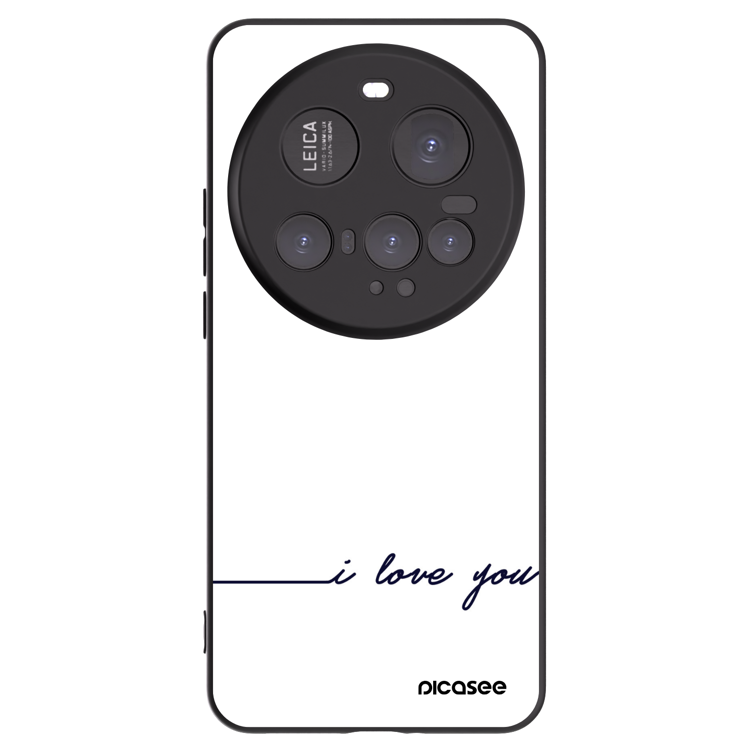 Picasee crna silikonska maskica za Xiaomi 15 Ultra - I love you