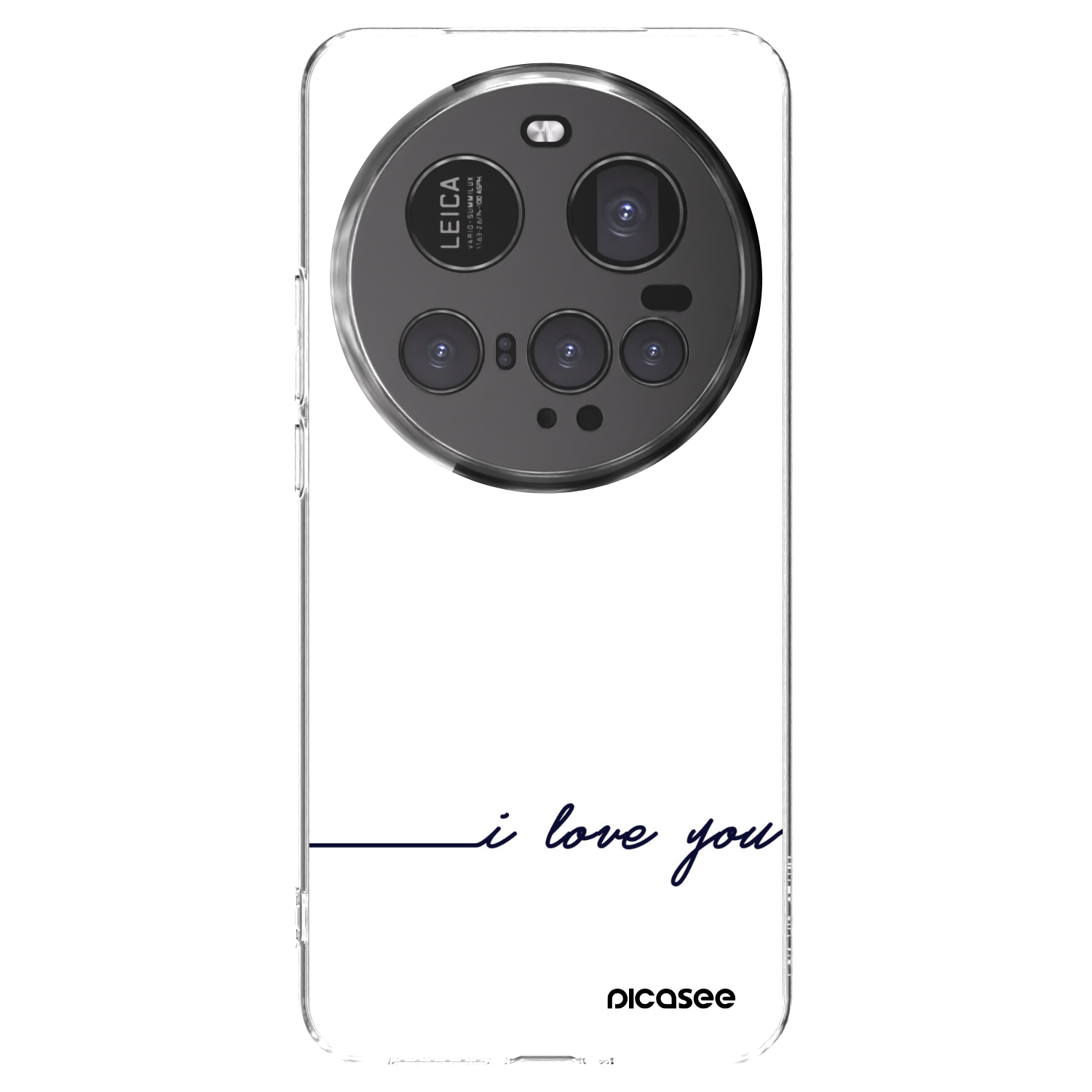 Picasee silikonska prozirna maskica za Xiaomi 15 Ultra - I love you