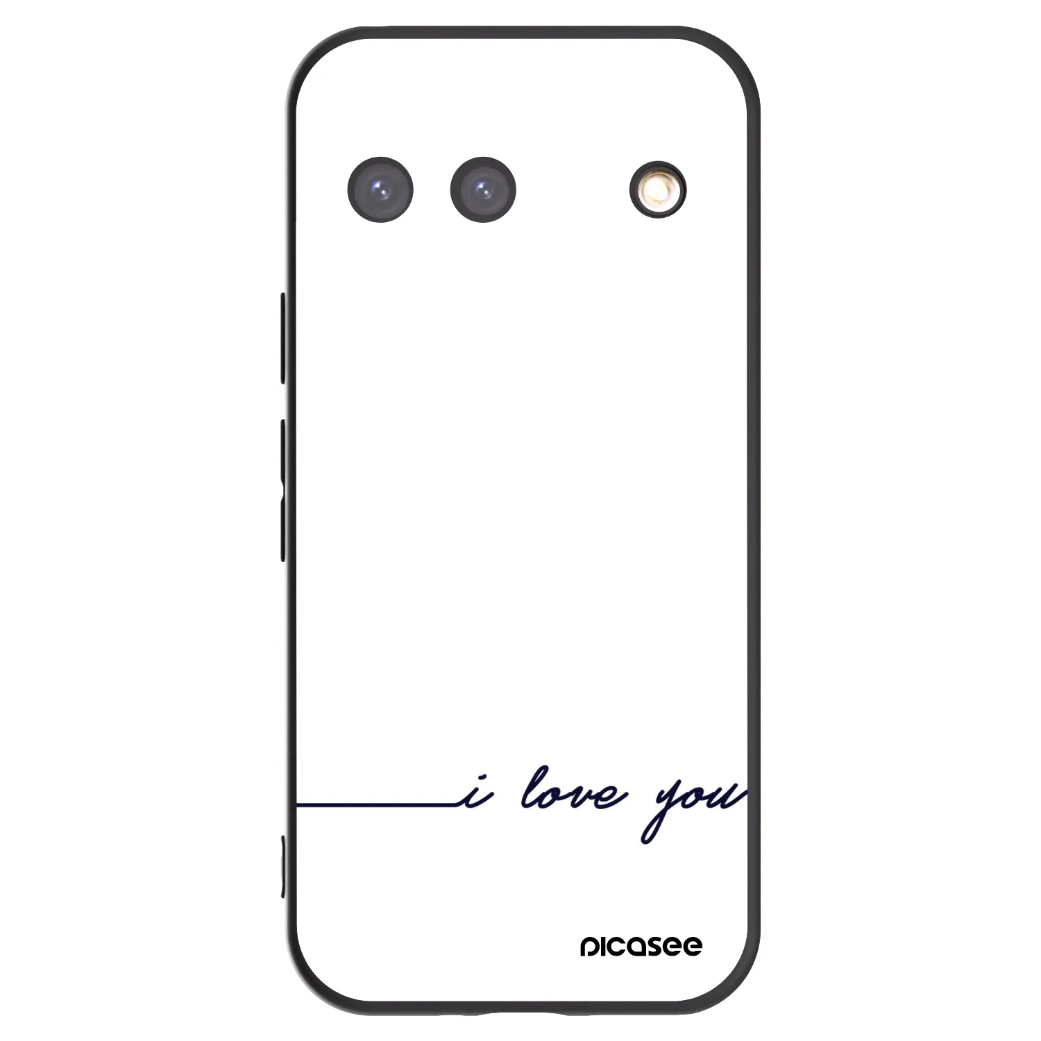 Picasee crna silikonska maskica za Google Pixel 9 - I love you