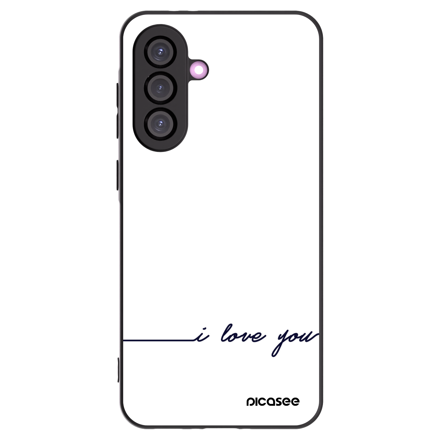 Picasee crna silikonska maskica za Samsung Galaxy A36 5G - I love you