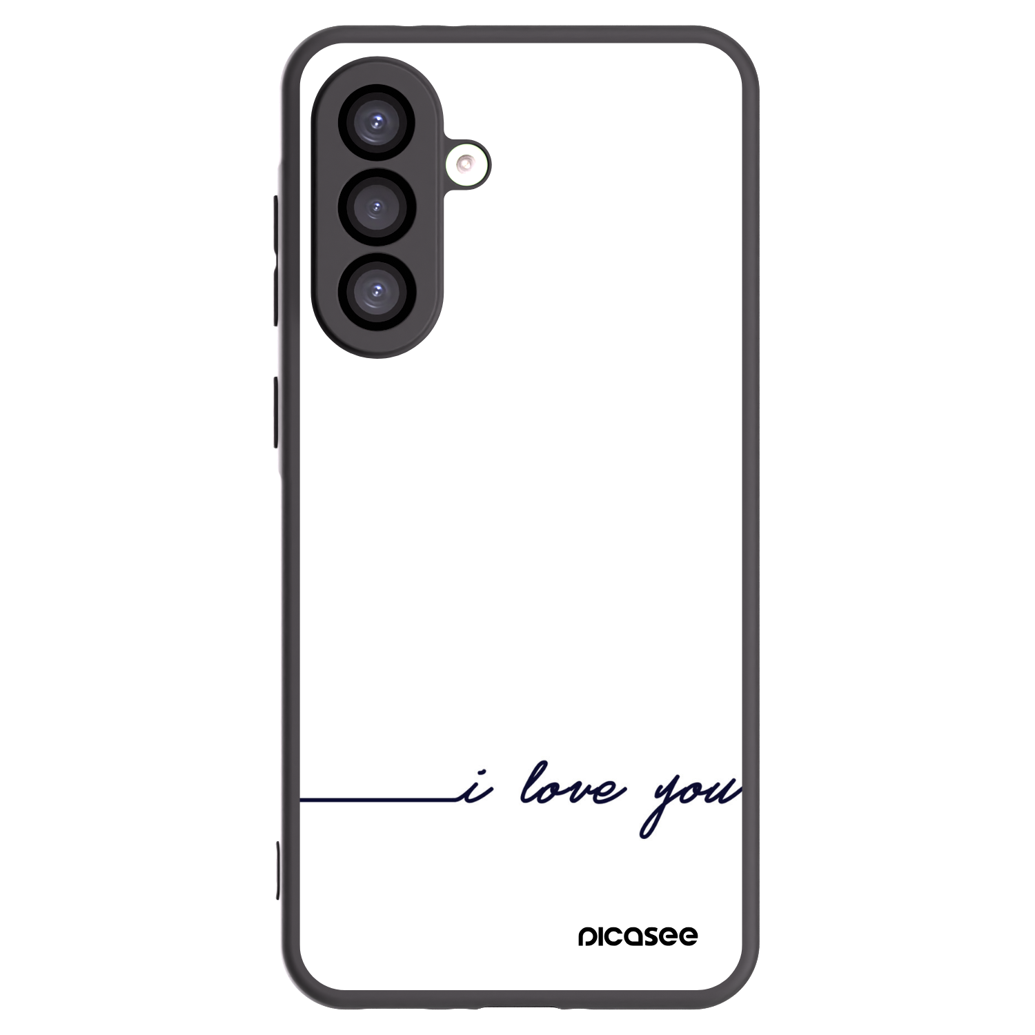 Picasee crna silikonska maskica za Samsung Galaxy A26 5G A266B - I love you