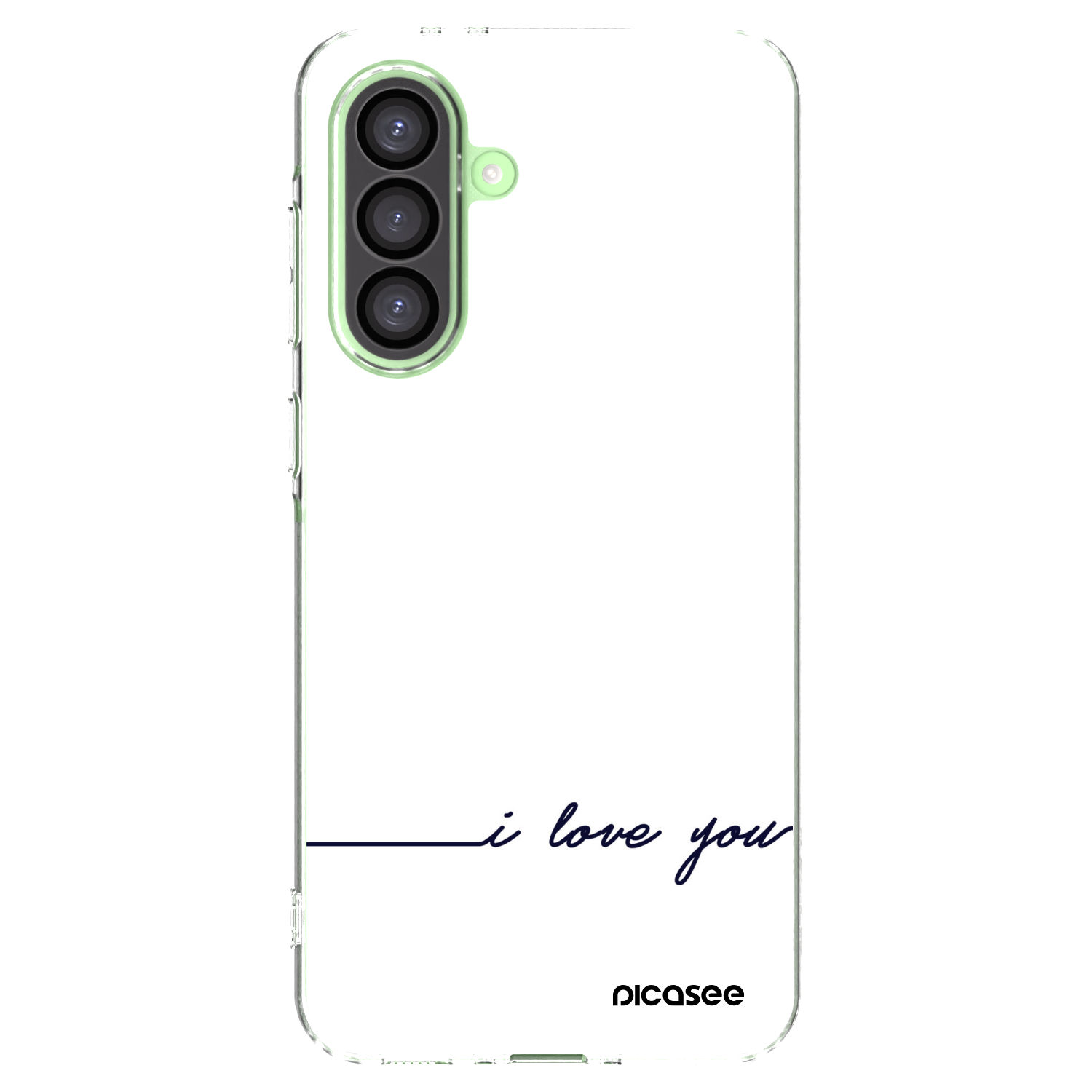 Picasee silikonska prozirna maskica za Samsung Galaxy A26 5G A266B - I love you