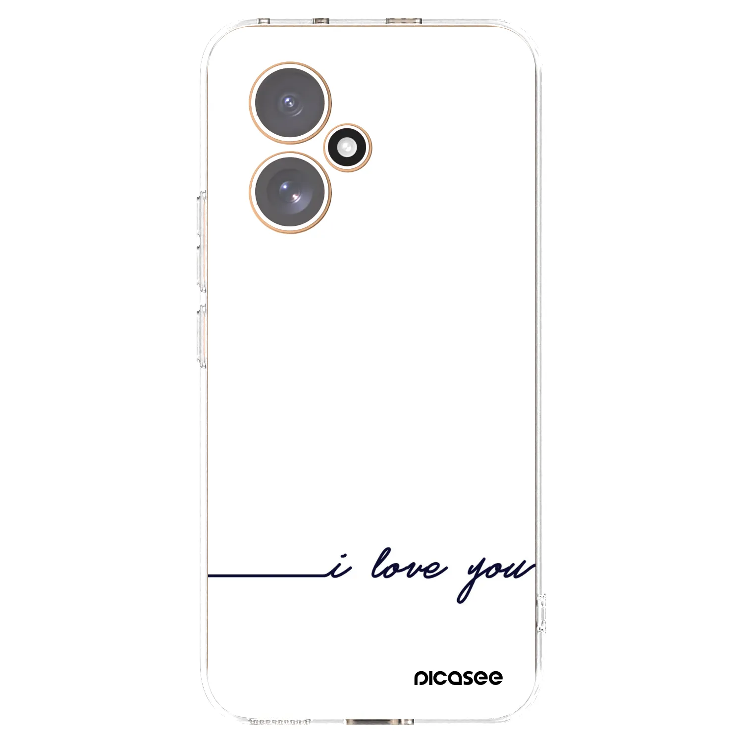 Picasee silikonska prozirna maskica za Honor 400 5G - I love you