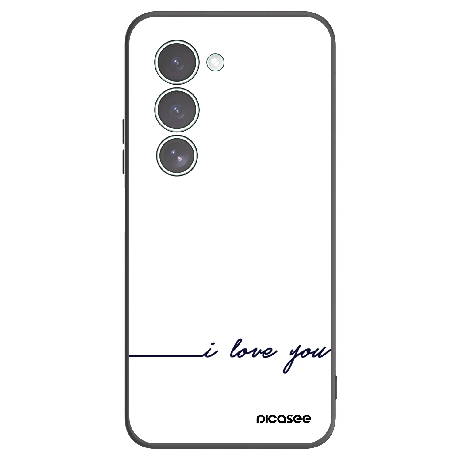 Picasee crna silikonska maskica za Xiaomi Redmi 15 5G - I love you