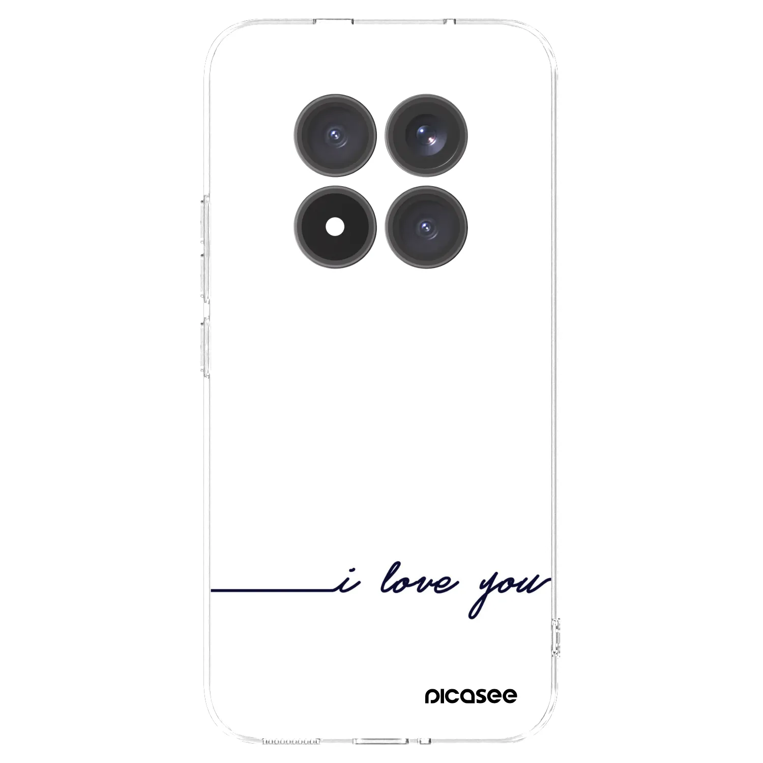Picasee silikonska prozirna maskica za Xiaomi Redmi Note 15 Pro+ - I love you