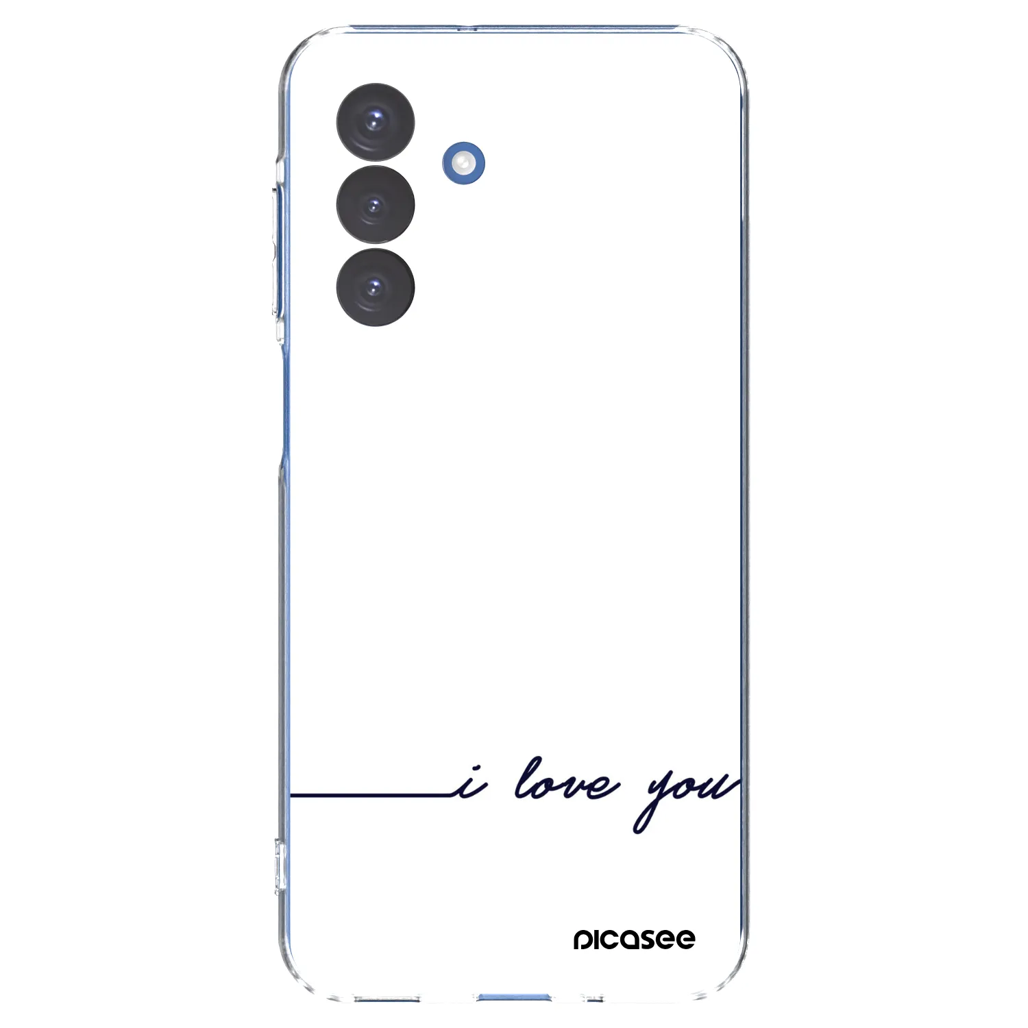 Picasee silikonska prozirna maskica za Samsung Galaxy A17 5G - I love you