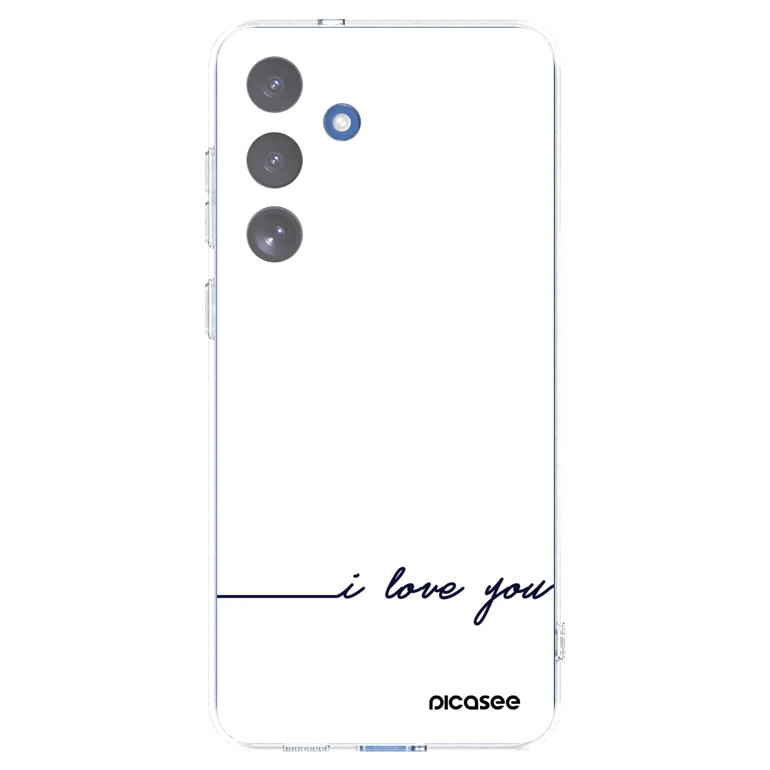 Picasee silikonska prozirna maskica za Samsung Galaxy S25 FE 5G - I love you