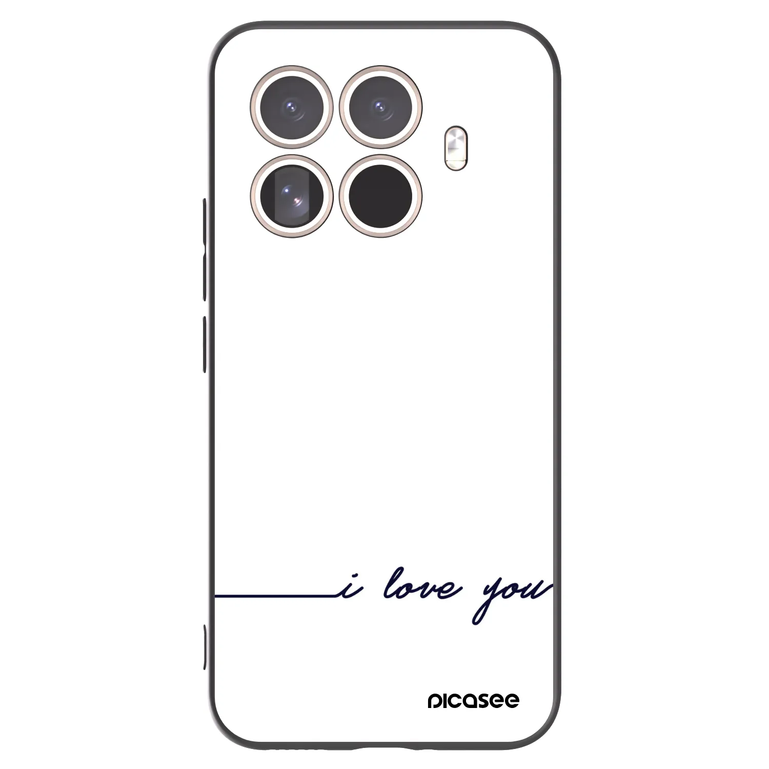 Picasee crna silikonska maskica za Xiaomi 15T Pro - I love you