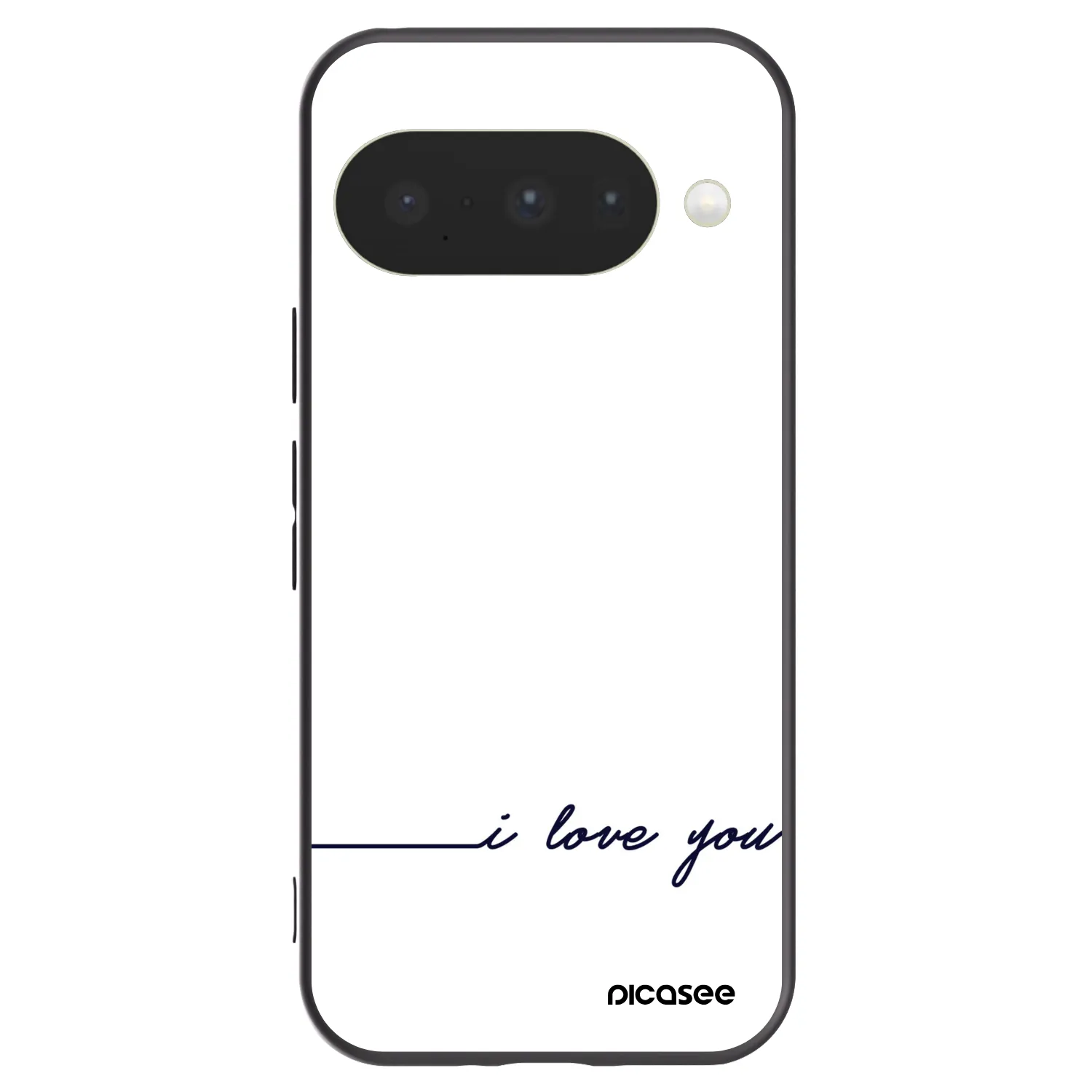 Picasee crna silikonska maskica za Google Pixel 10 - I love you