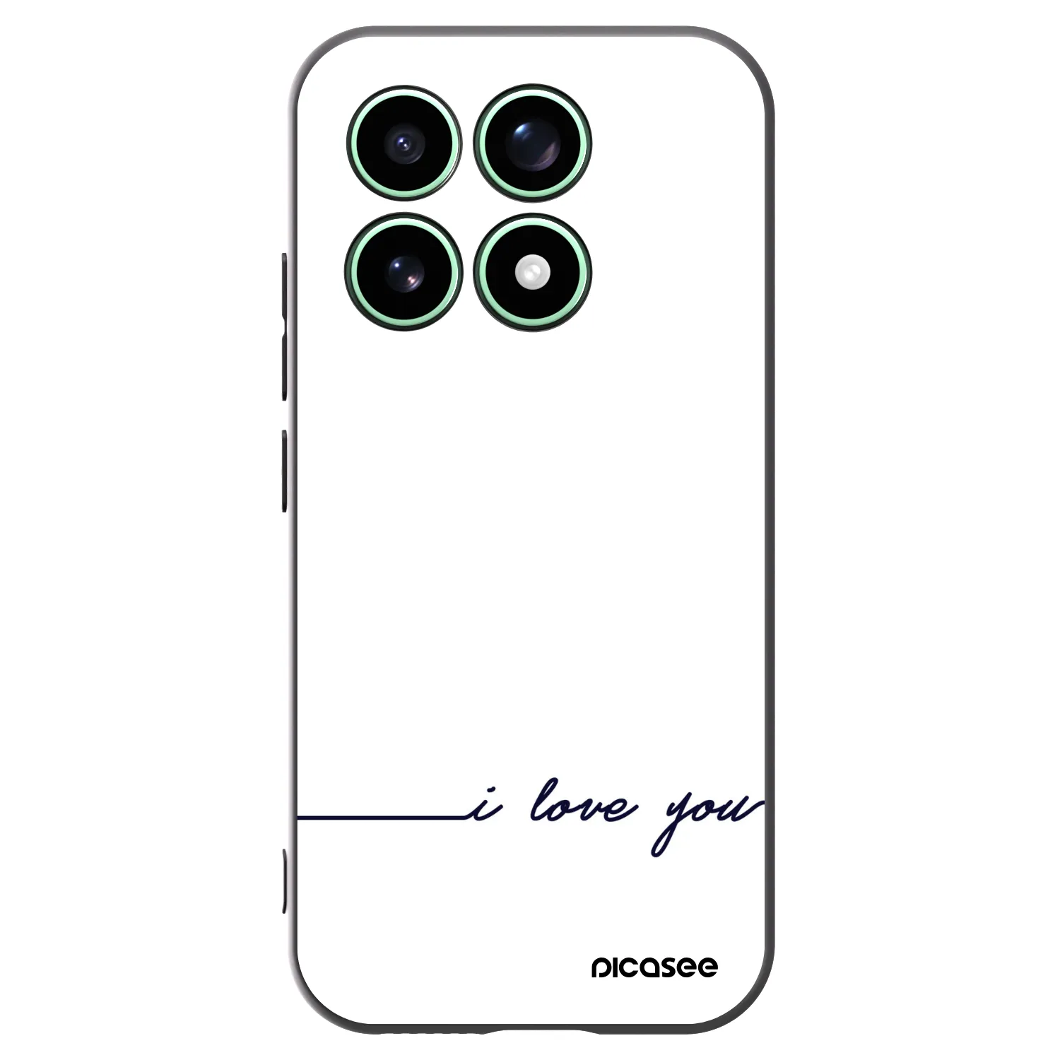 Picasee crna silikonska maskica za Xiaomi 17 - I love you