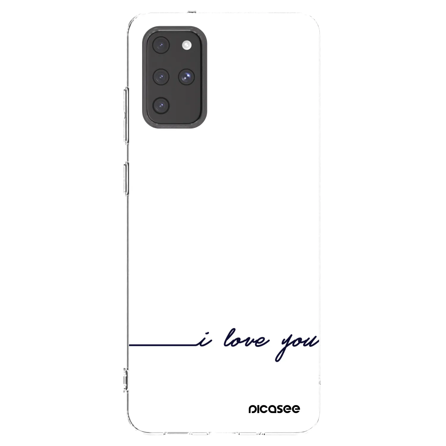 Picasee silikonska prozirna maskica za Samsung Galaxy S20+ G985F - I love you
