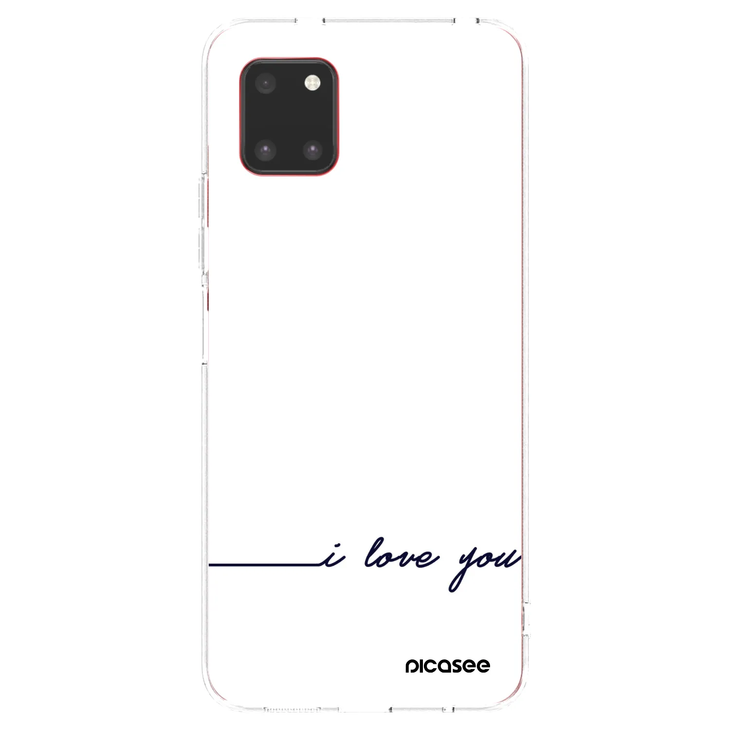 Picasee silikonska prozirna maskica za Samsung Galaxy Note 10 Lite N770F - I love you