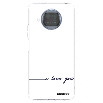 Picasee silikonska prozirna maskica za Xiaomi Mi 10T Lite - I love you